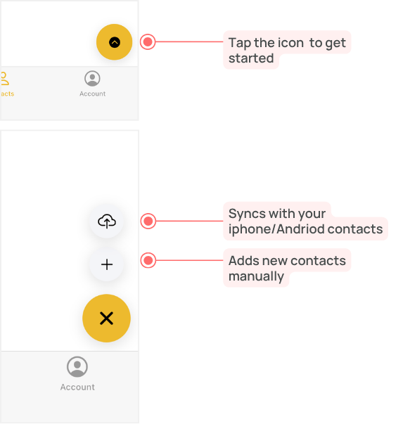 Adding Contacts from Mobile