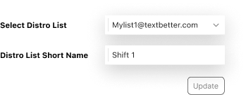 Create Disto List