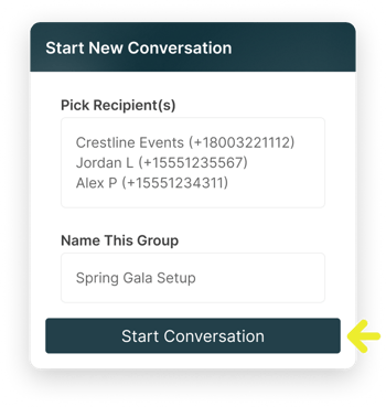 User Guide - Group Messaging - Create Group